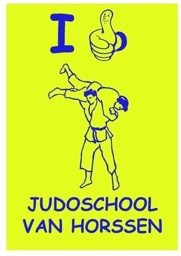 Logo I Love Judoschool van Horssen