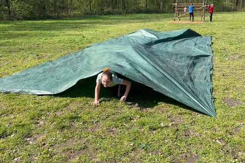 Foto bij Obstakelrun Koningsspelen