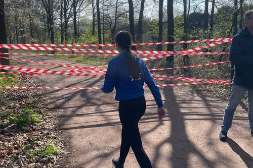 Foto bij Obstakelrun Koningsspelen