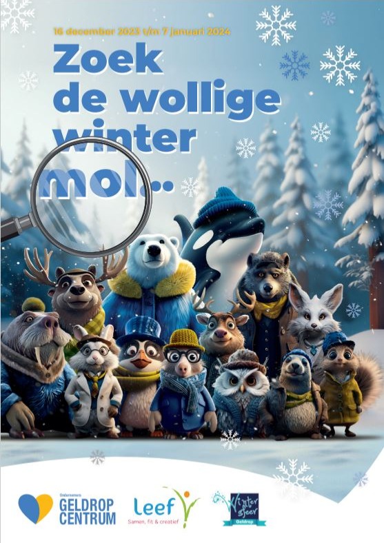 Folder zoek de Wollige Winter Mol