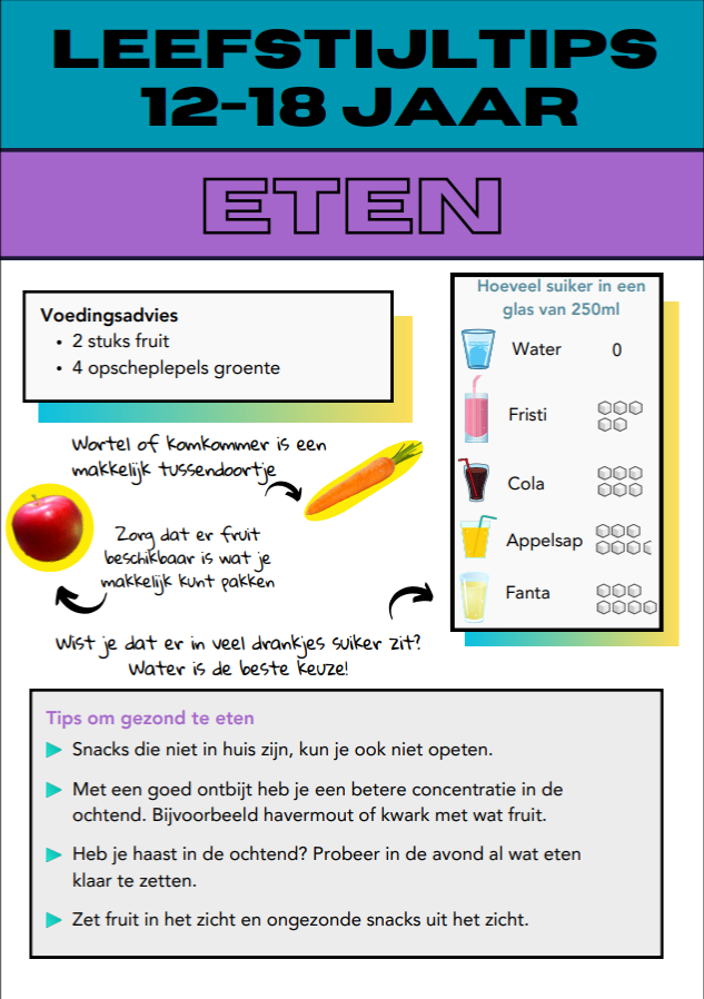 PDF-Document: Leefstijltips voor kinderen 12-18 jaar