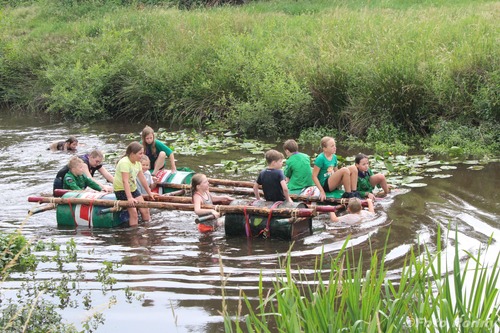 Vlotvaren op de Dommel